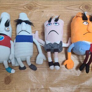 Return-It Gang Plush Lot (X4) AS IS